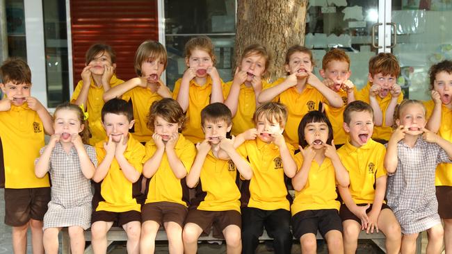 Drysdale Primary School 2025 Foundation M front Matilda Pumphrey, Benji Donaldson, Bowie McGeorge, Arty Micallef, Ollie Sheather, Remy Dun, Sonny Rutherford, Poppy White Back Hendrix Ververs, Lucy Cutts, Lenny Menzies Goujon, Sophie Foster, Eva Isaksson, Lucy Bartlett, Levi Taverna, Tex Whitehand, Charlotte Bride