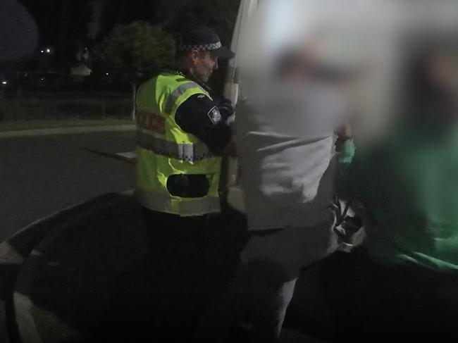 The pair were stopped by Police after allegedly speeding in a rented Toyota RAV4. Picture: QPS
