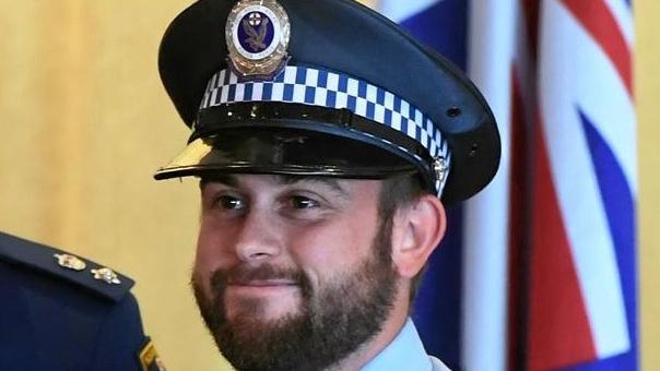 Former senior constable Troy Cridland faces trial at Lismore District Court. Photo: Marc Stapelberg.