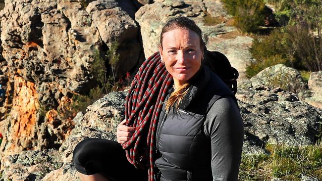 Rock climbing instructor Tori Dunn. Picture: Aaron Francis