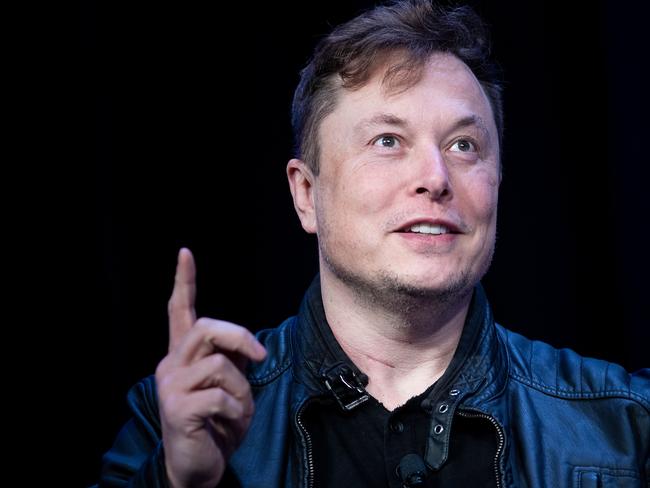 Elon Musk, founder of SpaceX, speaks during the Satellite 2020 at the Washington Convention Center March 9, 2020, in Washington, DC. (Photo by Brendan Smialowski / AFP)