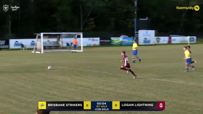 Replay: Brisbane Strikers v Logan Lightning (U12 boys gold cup) - Football Queensland Junior Cup Day 3