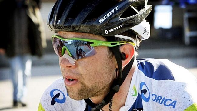 Sprinter ... Aussie cyclist Michael Matthews, 23, has taken the lead in the Giro d’Italia race in Belfast. Picture: Twitter