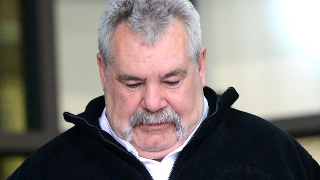 Peter Hewat at the Melbourne Magistrates Court after a previous hearing.