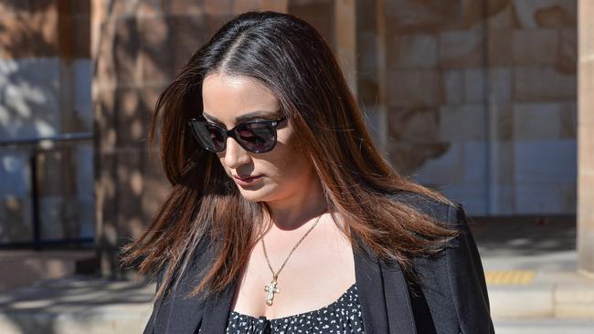 Ms Davila is charged with ‘assisting an offender’ in the alleged crime. Picture: NCA NewsWire / Brenton Edwards