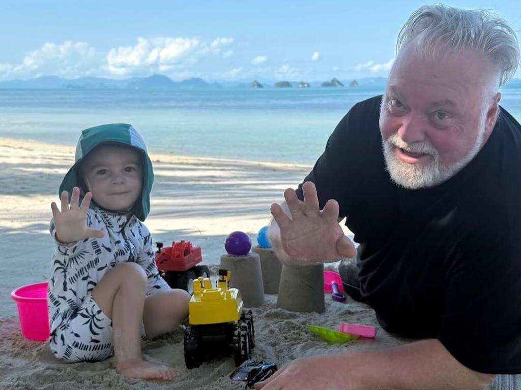 Co-host Kyle Sandilands is also on holiday in Thailand with son Otto. Picture: Instagram
