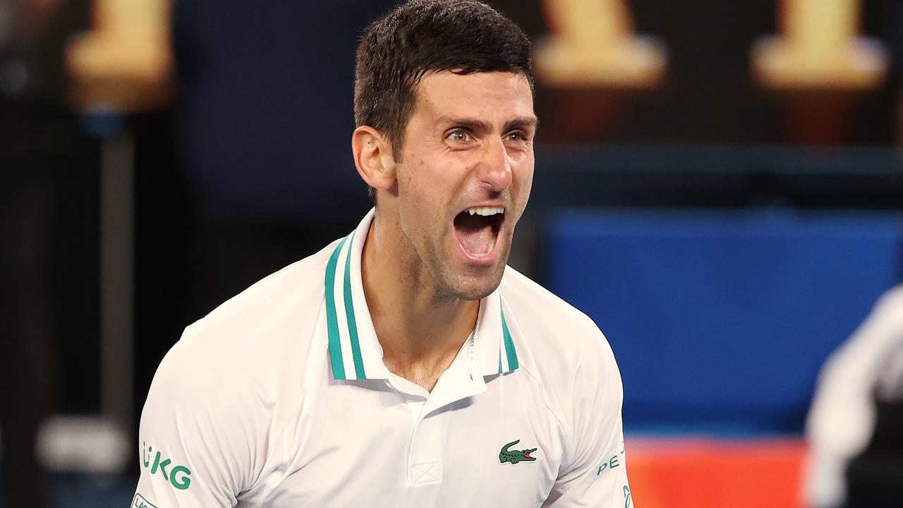 Novak Djokovic could make history at next year’s Australian Open – if he’s allowed to play. Picture: Michael Klein