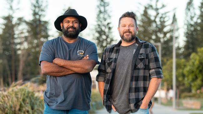 Tom Busby and Jeremy Marou of Busby Marou. Picture Jackson Rafferty