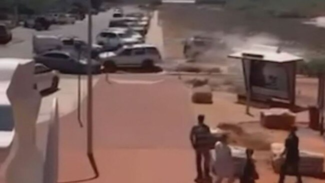 Police footage captures a high-speed pursuit in Broome. Picture 9 News 2.JPG