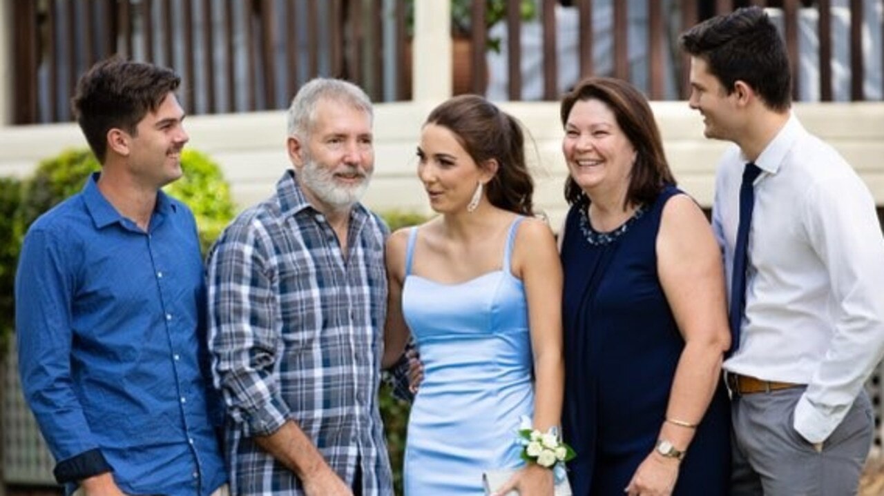 Brian Learoyd and his family (from left) Michael, Brian, Ashley, Leanne and Brendan.