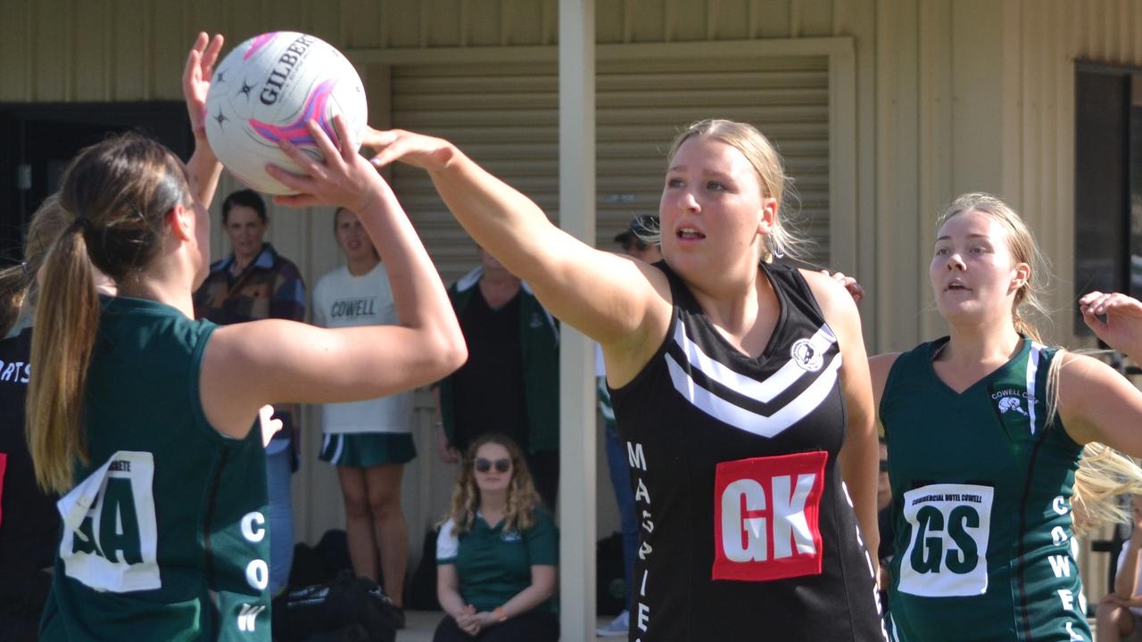 The Magpies produced a brilliant second half display to claim the win. Picture: Ports Football-Netball Club