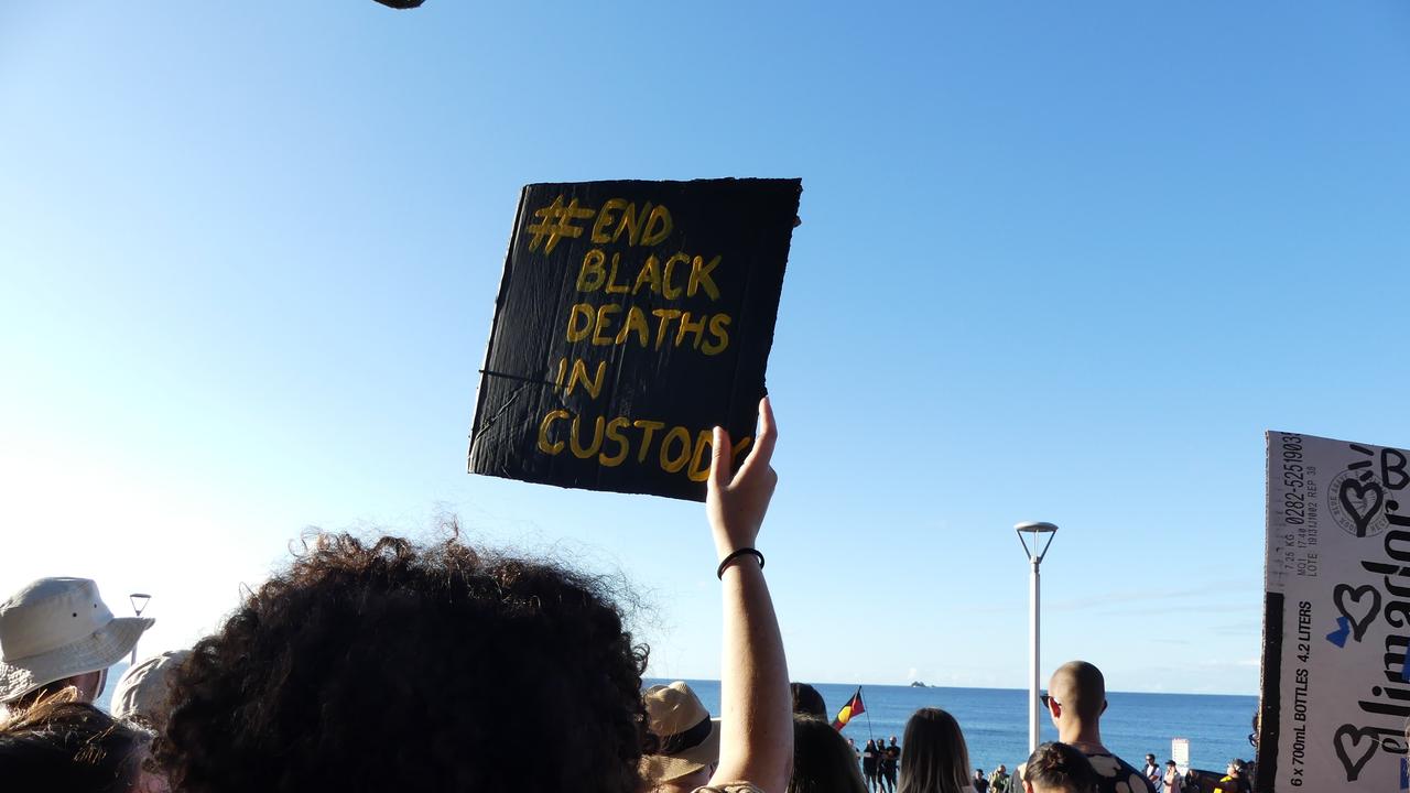 Black Lives Matter Protest in Byron Bay.