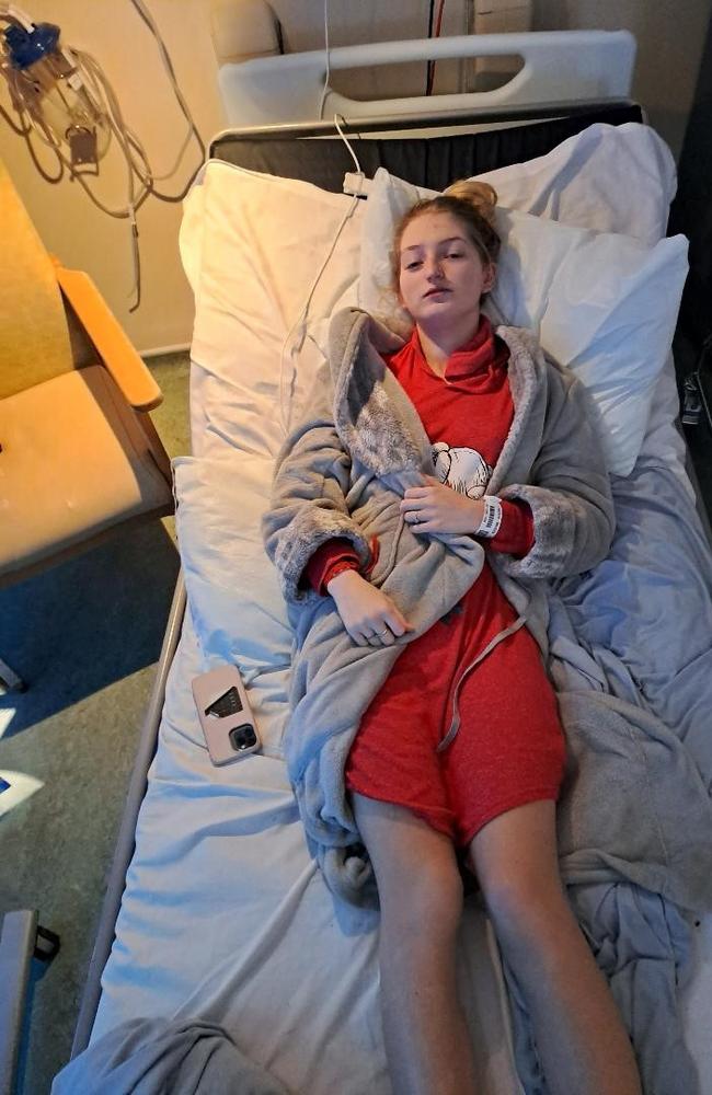Tia said: ‘It was explained to me as my brain ‘misfiring’’. Picture: Supplied