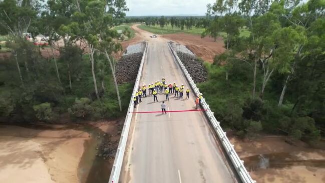 The New Sheldon Bridge Over the Isaac River