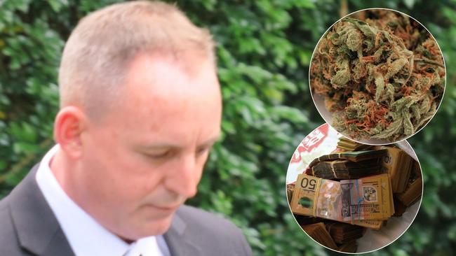 Luke Glassford, 42, has pleaded guilty to supplying a commercial quantity of cannabis and dealing with proceeds of crime in the form of almost $100,000 of cash. Picture: supplied