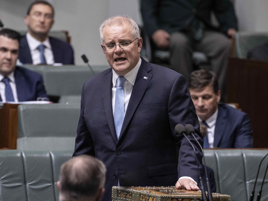 Prime Minister Scott Morrison has put pressure on states and territories to have their borders open by Christmas. Picture: Gary Ramage/NCA NewsWire