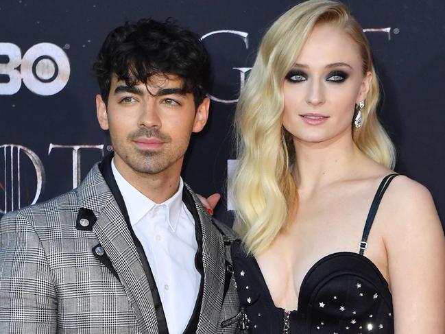 Sophie Turner said she found out her husband was divorcing her through the media. Picture: AFP