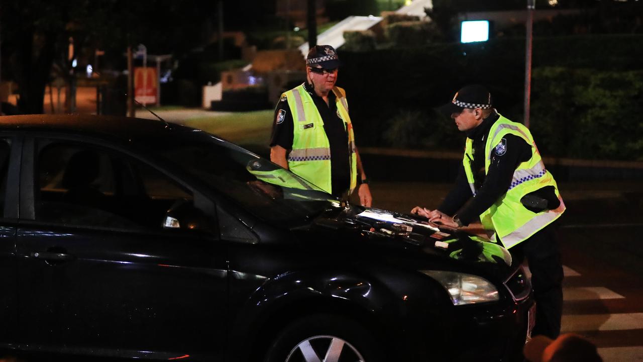 1AM 08/08/2020 – Queensland border checkpoint. Photo: Scott Powick Newscorp