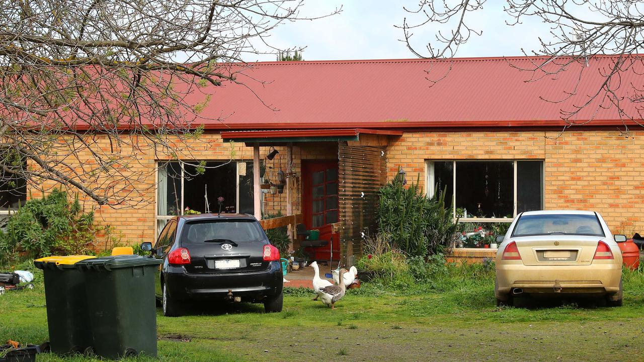 The Lethbridge home where Ivan Deak Sr was assaulted. Mr Deak Sr later died in hospital.