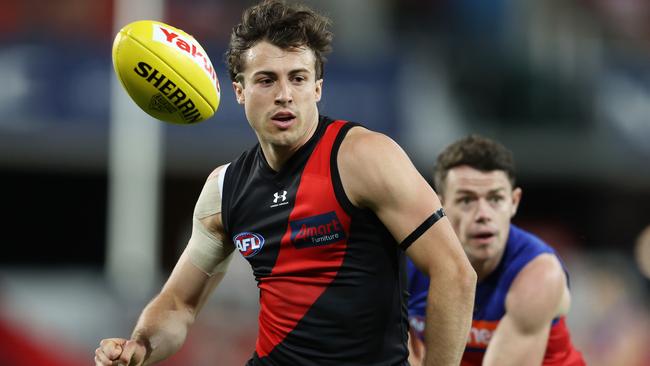 Andrew McGrath was Essendon’s best player against the Lions. Picture: Michael Klein