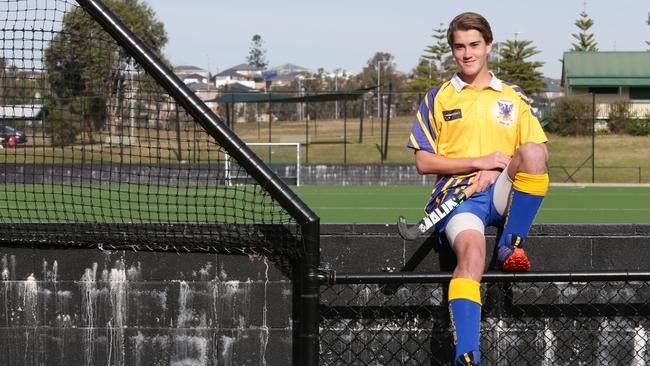 Glenmore Park’s Tristan Potts is a promising young hockey player.