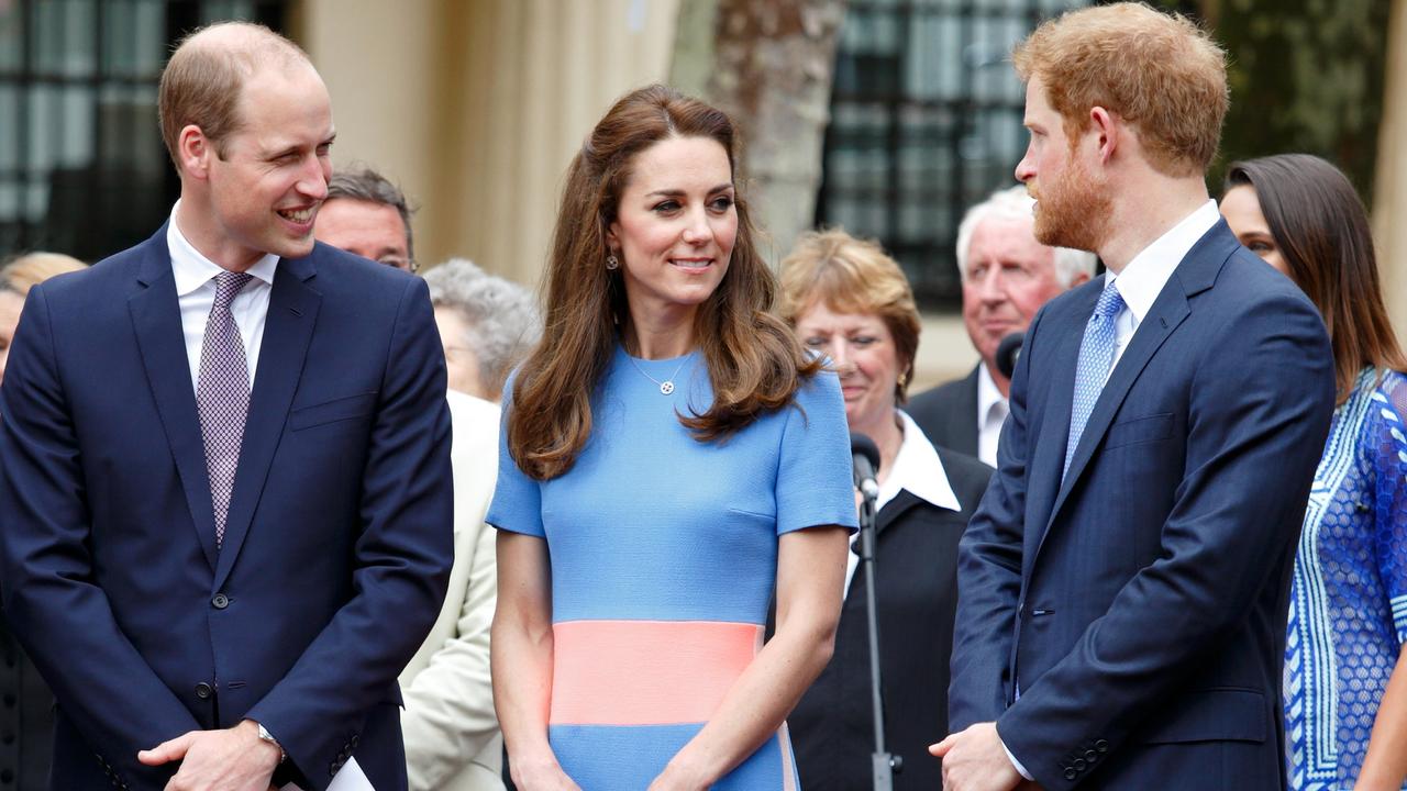 Prior to the royal feud, Harry and his sister-in-law were close. Picture: Getty Images.