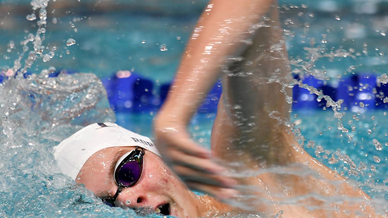 Action from the GPS swimming championships. Thursday March 10, 2022. Picture, John Gass