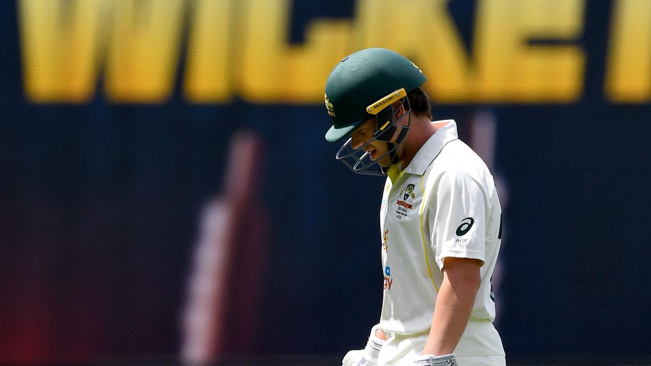 Marcus Harris has struggled in the Ashes series. Photo by William WEST / AFP