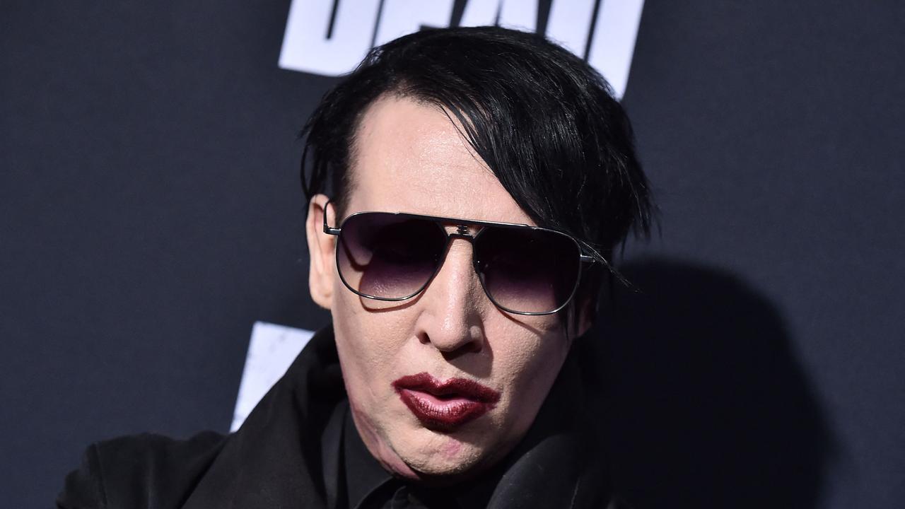 Scandal-plagued rocker Marilyn Manson rated a few mentions in court today. Picture: AFP