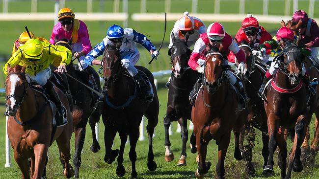 Doomben Race Day at Doomben Racecourse earlier this year. The LNP says it will decentralise the codes to align with NSW and Victoria. Picture: AAP/Albert Perez