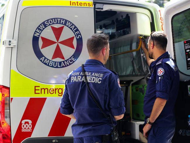 SYDNEY, AUSTRALIA - OCTOBER 05 2020:NSW Ambulance Services in Sydney Australia, on OCTOBER 05 2020. Picture: NCA Newswire / Gaye Gerard