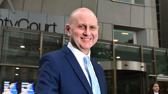 Victorian County Court chief judge Peter Kidd at the front of the County Court. Picture: Josie Hayden