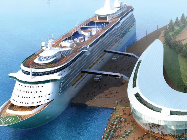 ###NOT FOR INTERNET UNTIL AFTER MIDNIGHT THEY ARE PAGE 1 PHOTOGRAPHS###Artist Impression of the ASF China Property Consortium  cruise ship terminal $5 billion-plus plan ###NOT FOR INTERNET UNTIL AFTER MIDNIGHT THEY ARE PAGE 1 PHOTOGRAPHS###