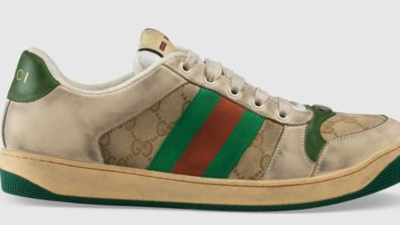 protest Vind rigdom Gucci sneakers: Italian designer is selling dirty shoes | news.com.au —  Australia's leading news site