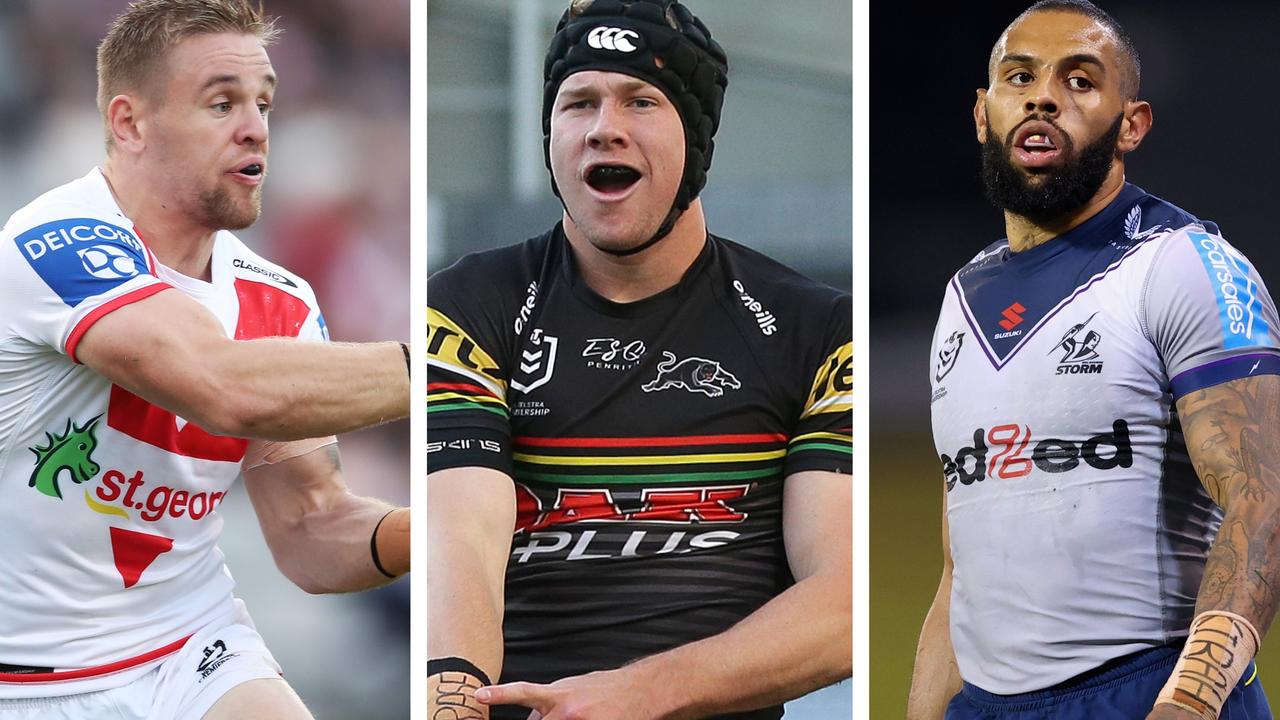 Matt Dufty, Matt Burton and Josh Addo-Carr. Getty.