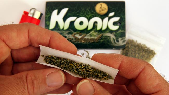 The synthetic cannabis called Kronic. Stock photo