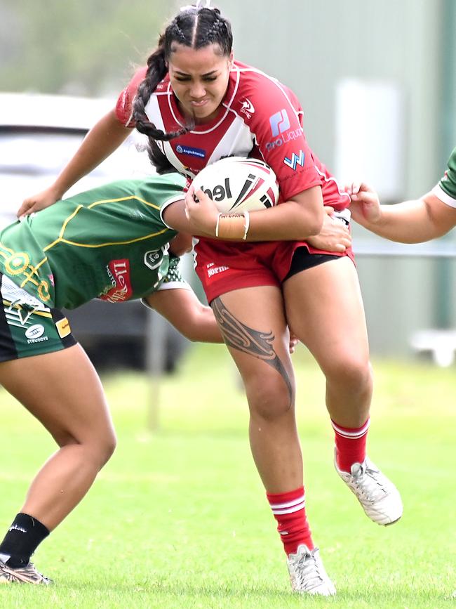 Redcliffe’s Kiana Henare. Picture, John Gass