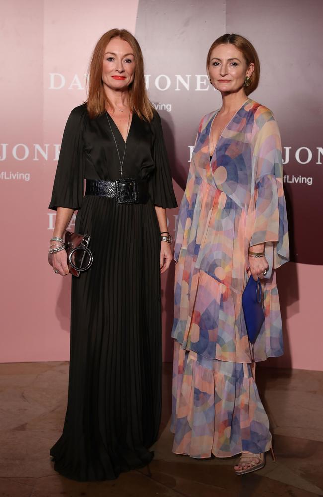 Ginger &amp; Smart designers Alexandra Smart and Genevieve Smart attend the David Jones AW19 Season Launch 'The Art of Living' at The Museum of Old and New Art (MONA). Picture: Getty