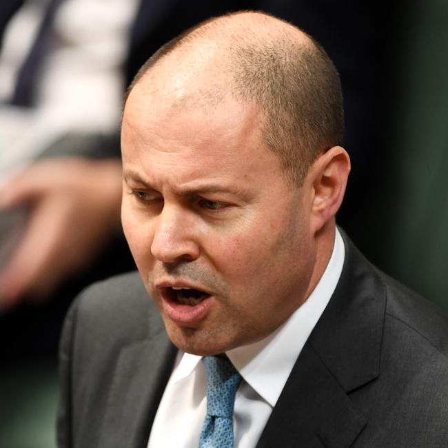 Treasurer Josh Frydenberg. Picture: TRACEY NEARMY/GETTY IMAGES