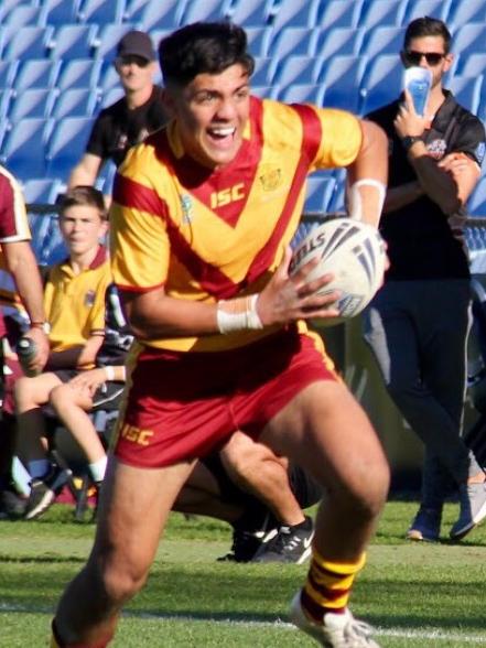 Holy Cross College star centre Krystian Mapapalangi. Picture: Supplied