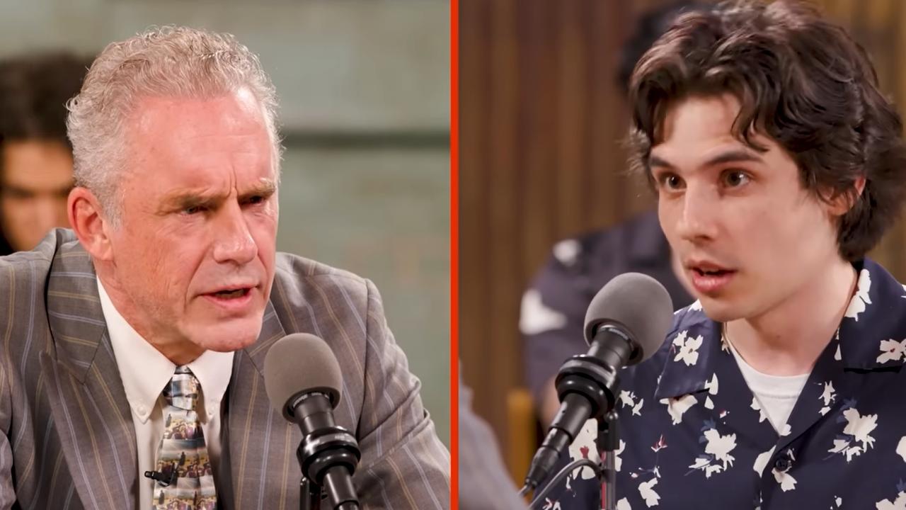 Jordan Peterson appears on Jubilee’s Surrounded. Picture: YouTube