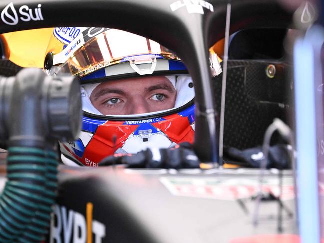 Max Verstappen is seen before the start of the first practice session at the Albert Park Circuit. Picture: William West/AFP