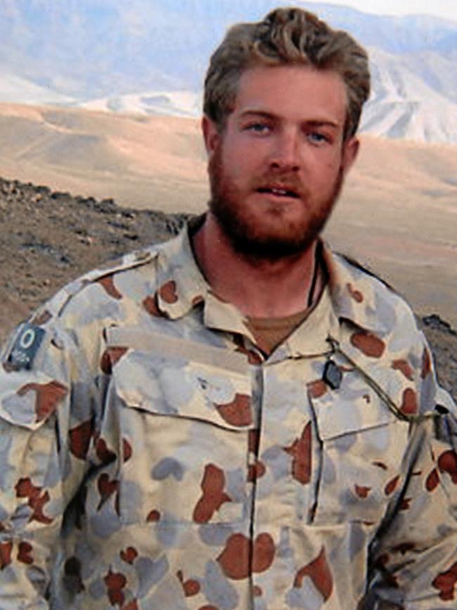 Private Luke Worsley, 26, was shot and killed by Taliban leaders after he shouted a warning to his fellow soldiers during a battle on November 23, 2007.