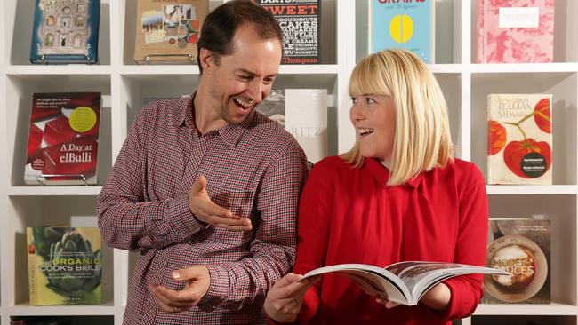 Amelia Birch and David Birch, owners of The Book Kitchen cafe in Surry Hills, in happier times.