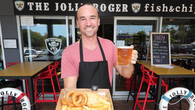 New fish and chip shop in Miami called Jolly Roger Fish and Chips, serving keto friendly fish and chips. Owner Isa Ham. Picture Glenn Hampson