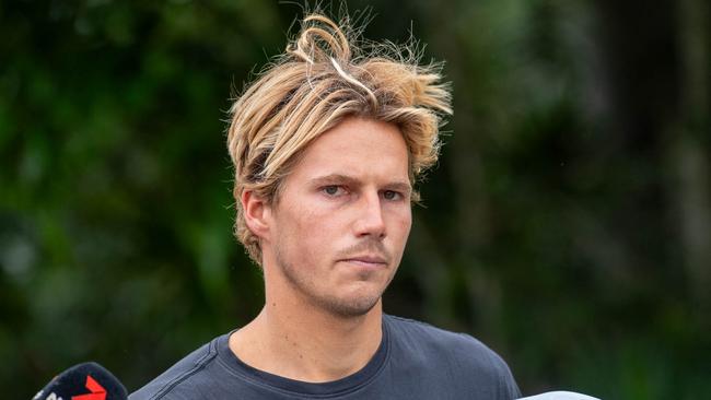 Lyons was originally granted bail before being arrested again and remanded in custody. Picture: Patrick Woods