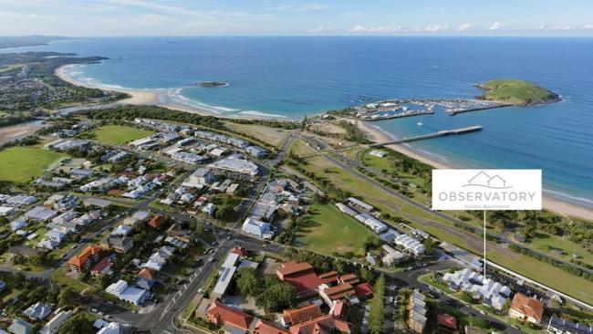 The Observatory Apartments in Coffs Harbour is up for sale with its incredible view of the picturesque Coffs Harbour Jetty, marina and Mutton Bird Island.