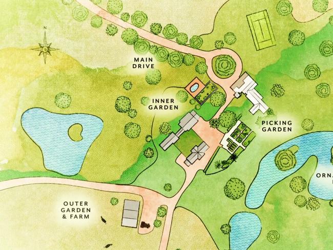 Inside Dame Elisabeth's Garden map