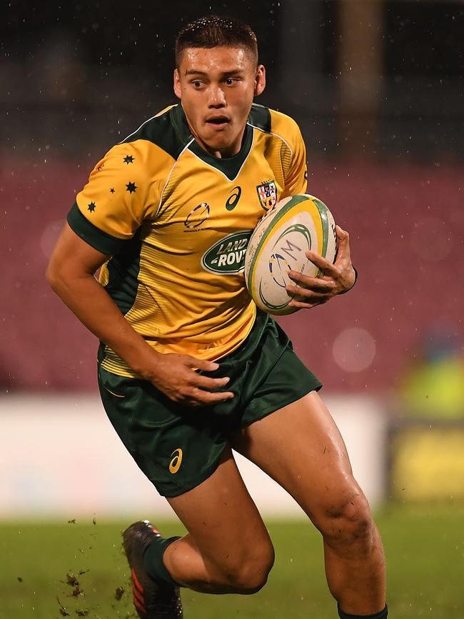 Reesjan Pasitoa played for Australian Schoolboys in 2018. Picture: Getty