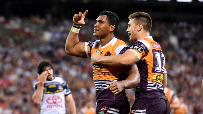 Tevita Pangai Jr is set to re-sign for the 2019 season. (AAP Image/Darren England)